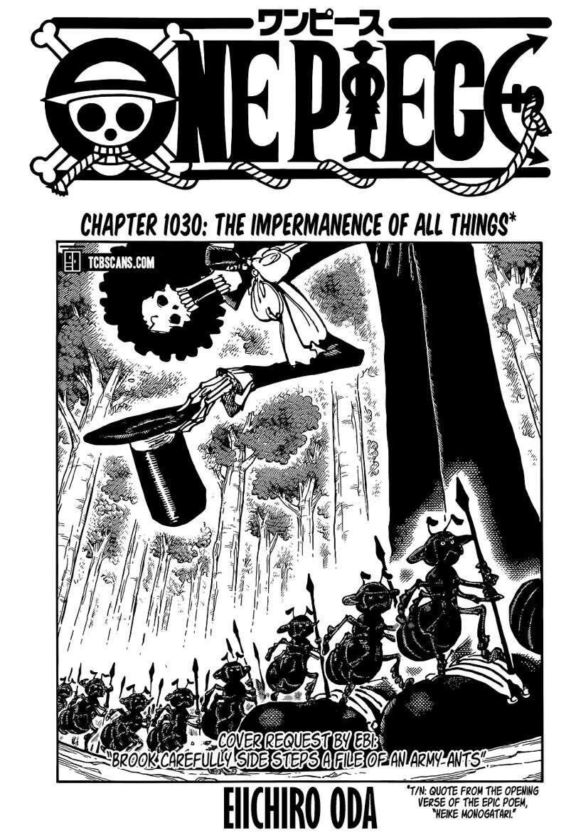 One Piece Tập 1030 - Trang 1