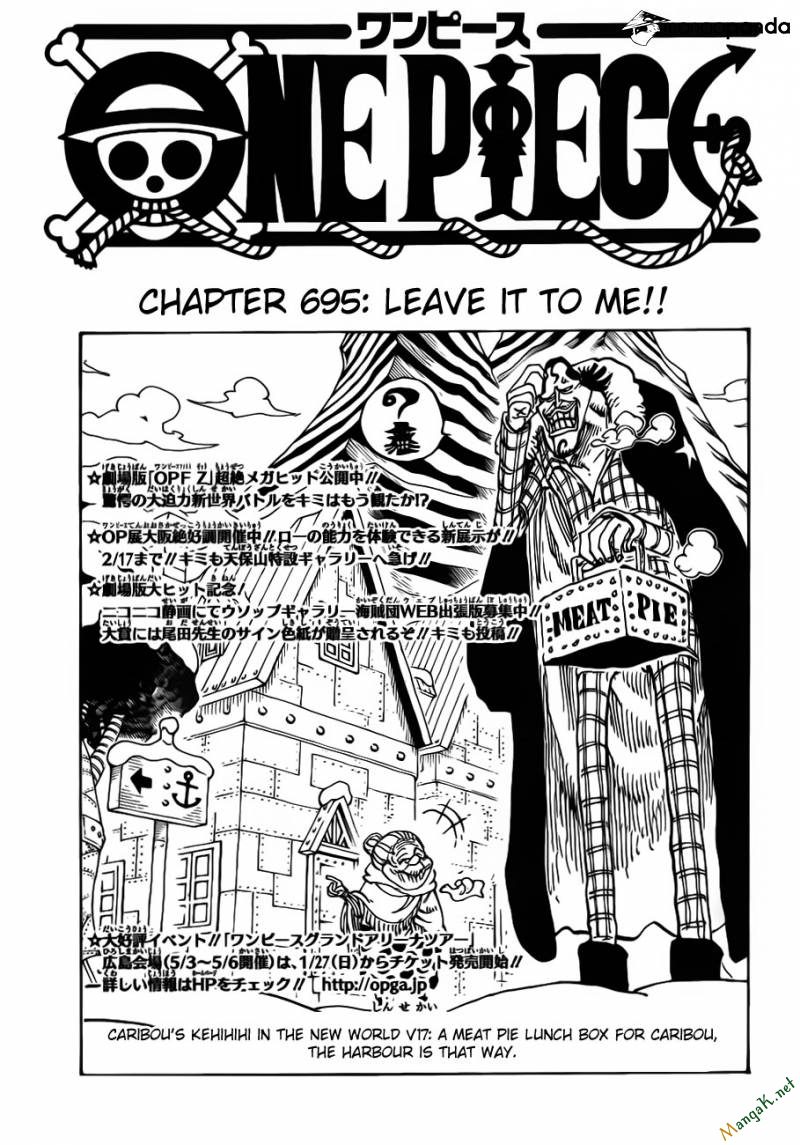 One Piece Tập 695 - Trang 1
