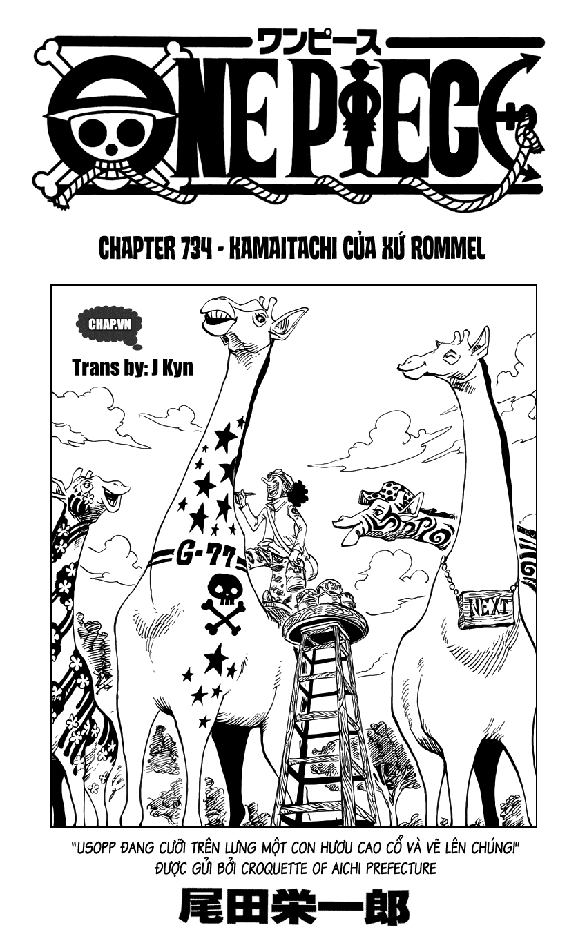 One Piece Tập 734 - Trang 1
