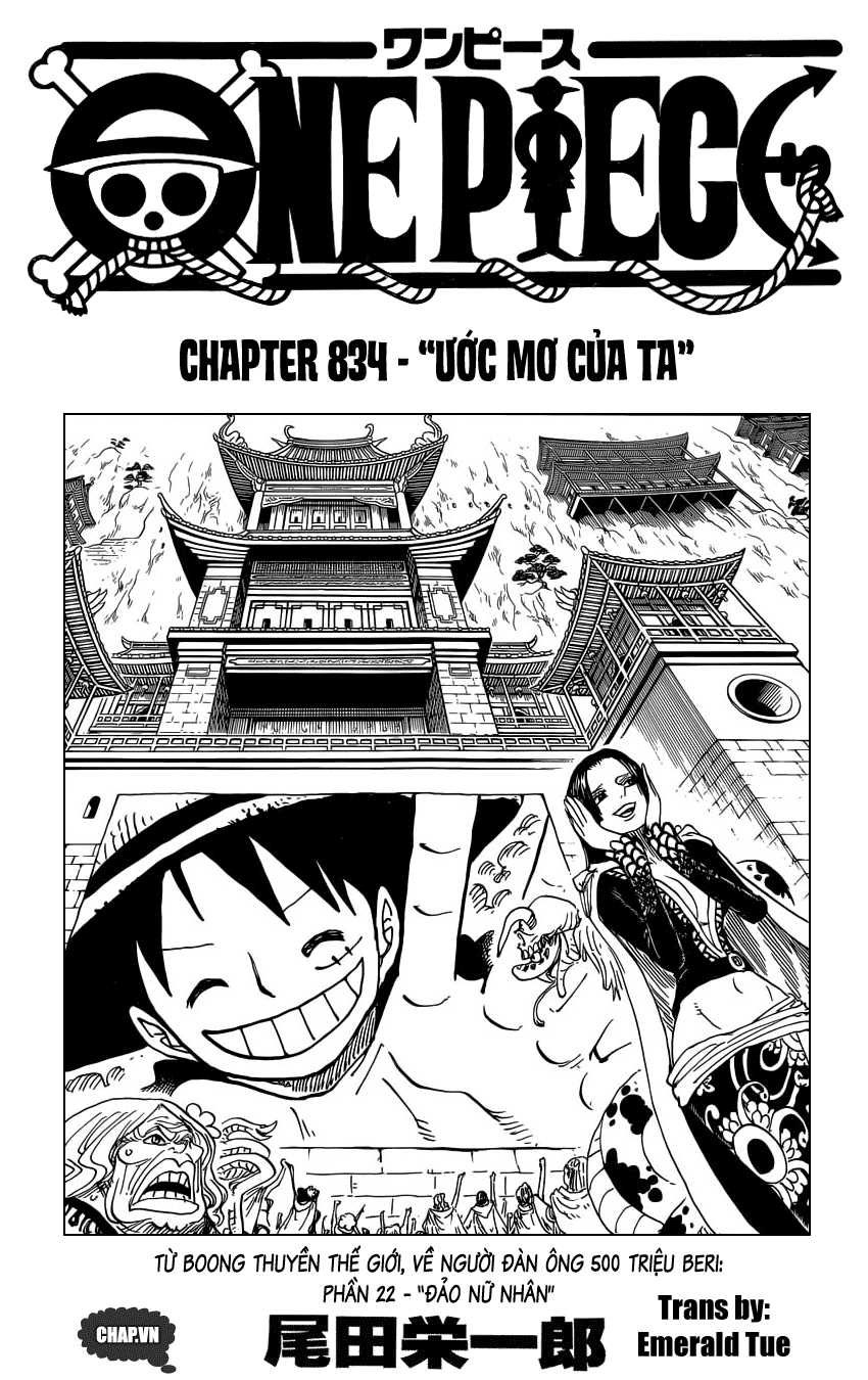 One Piece Tập 834 - Trang 1