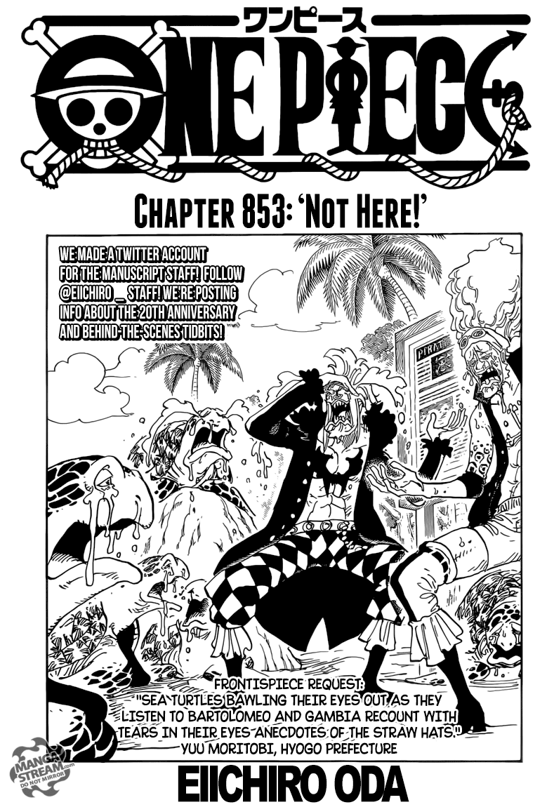 One Piece Tập 853 - Trang 1