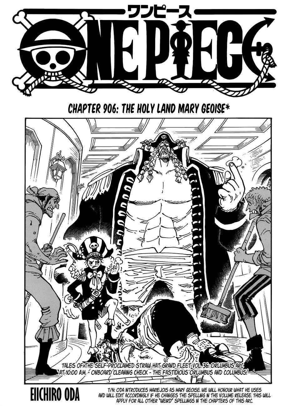 One Piece Tập 906 - Trang 1