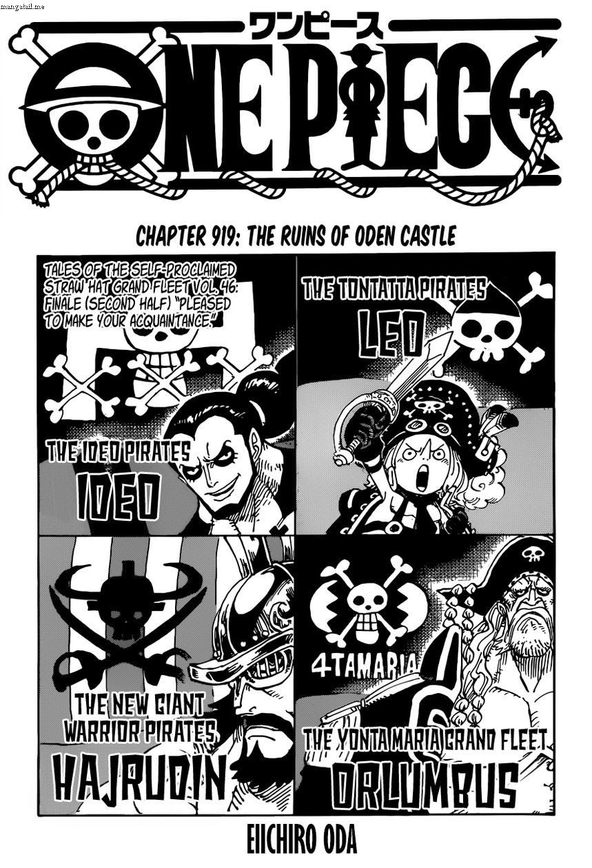 One Piece Tập 919 - Trang 1