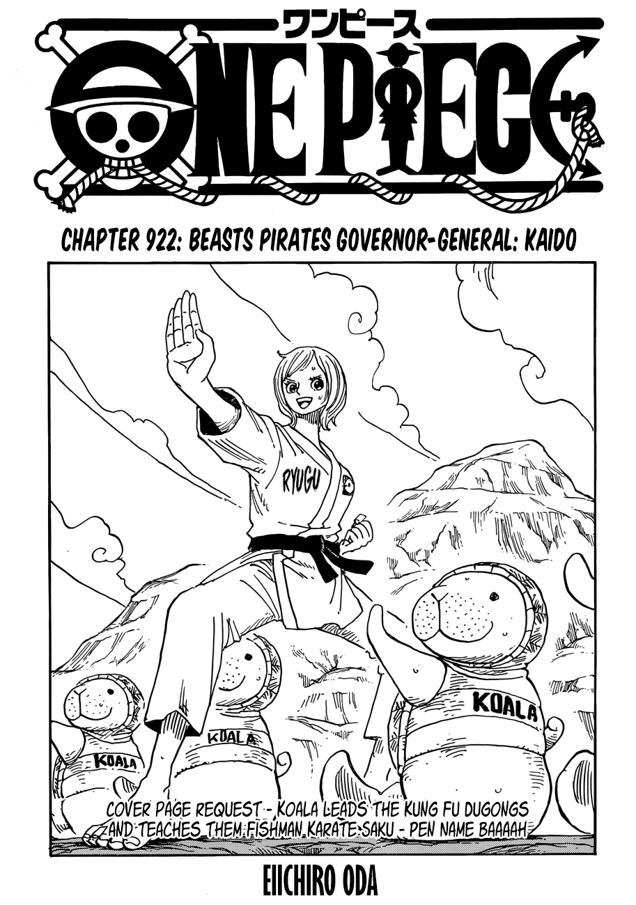 One Piece Tập 922 - Trang 1