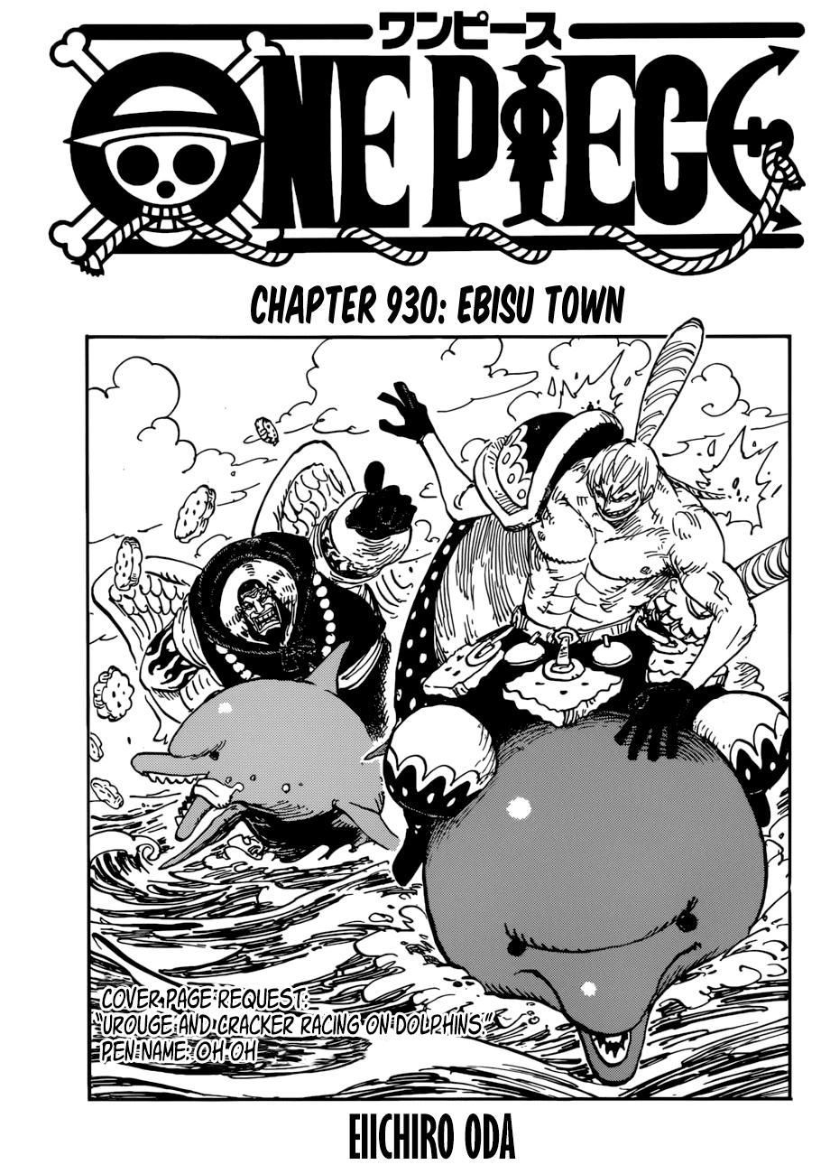 One Piece Tập 930 - Trang 1