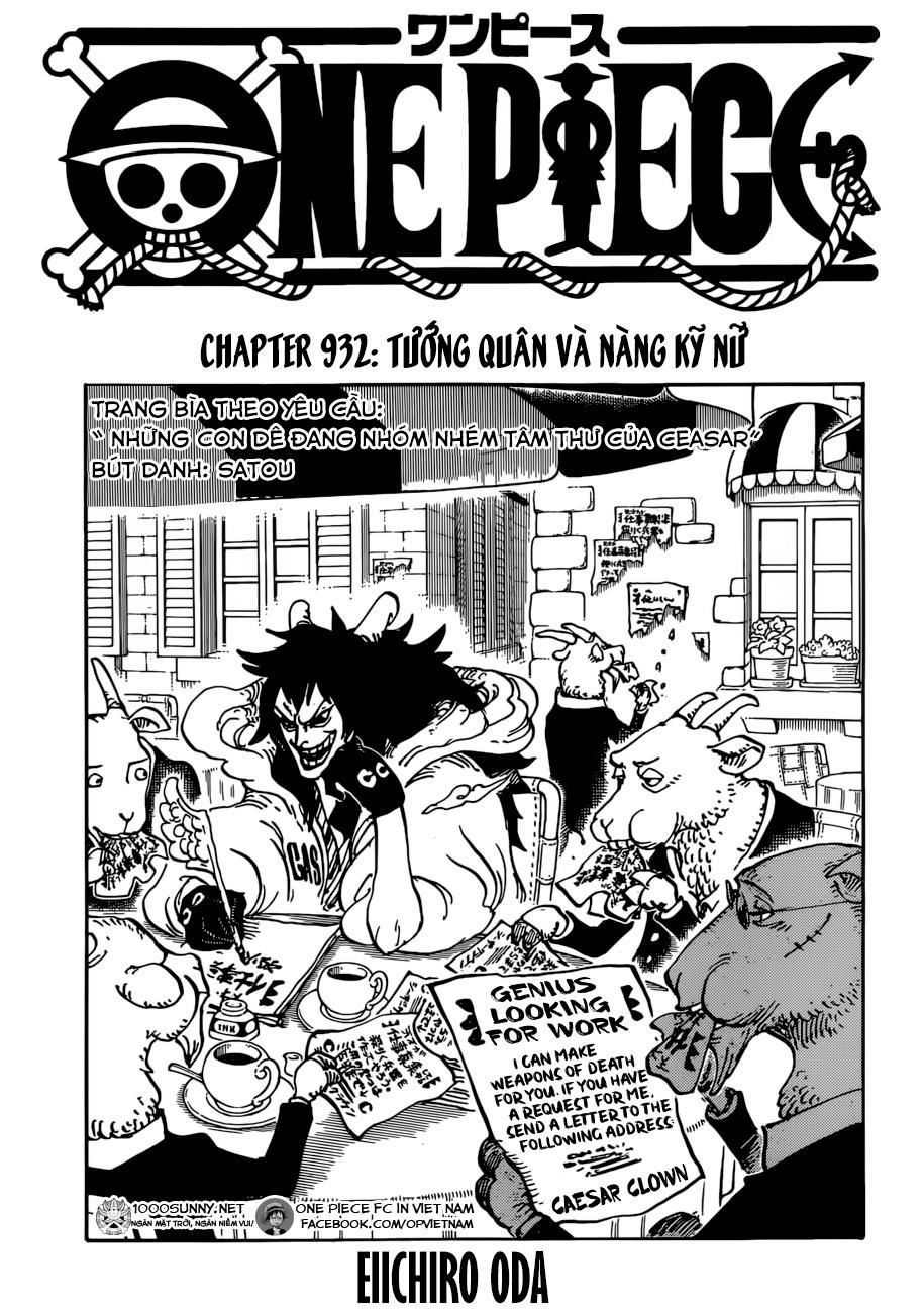 One Piece Tập 932 - Trang 1