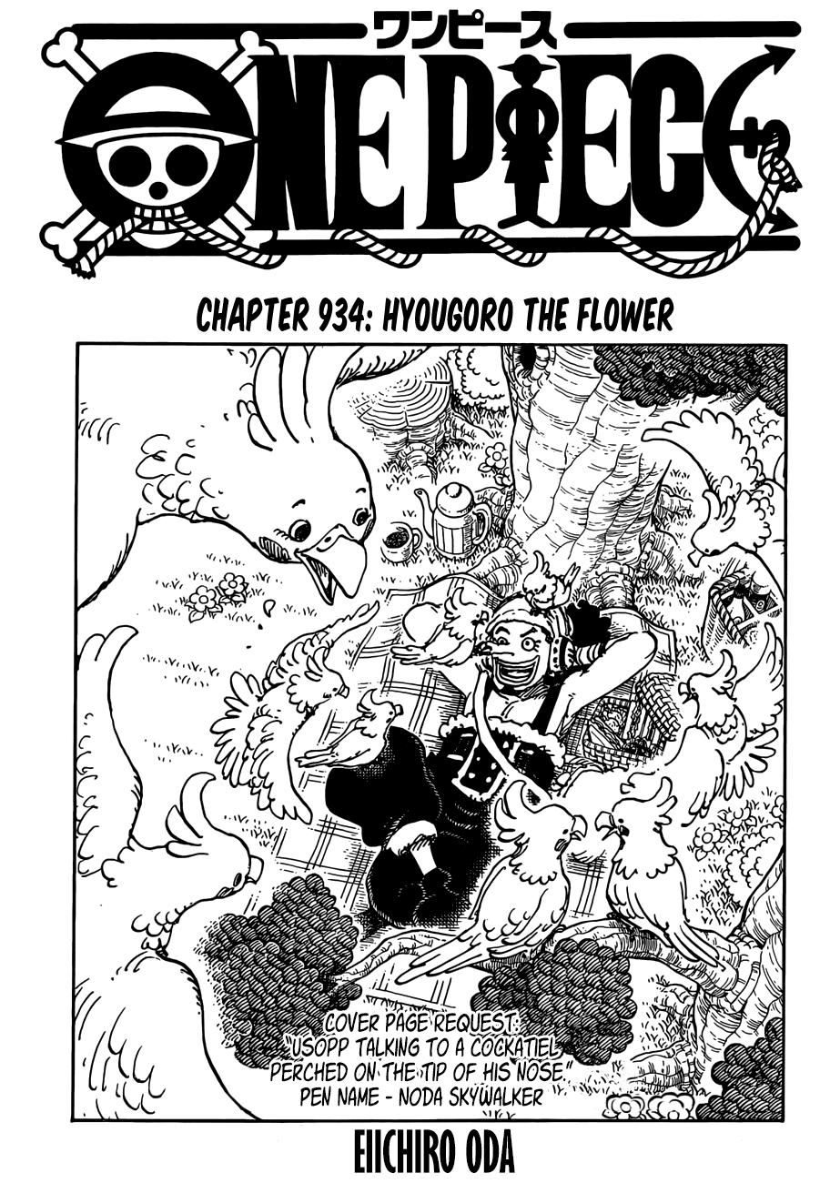 One Piece Tập 934 - Trang 1