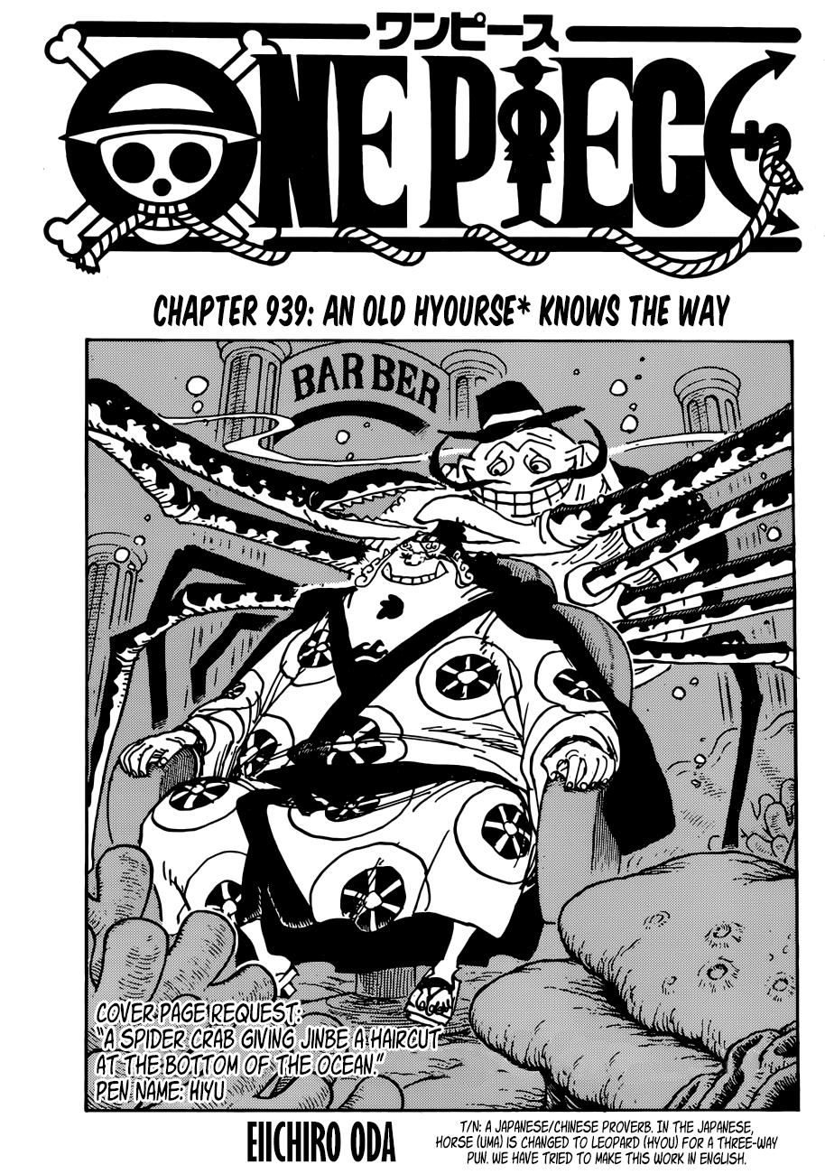 One Piece Tập 939 - Trang 1