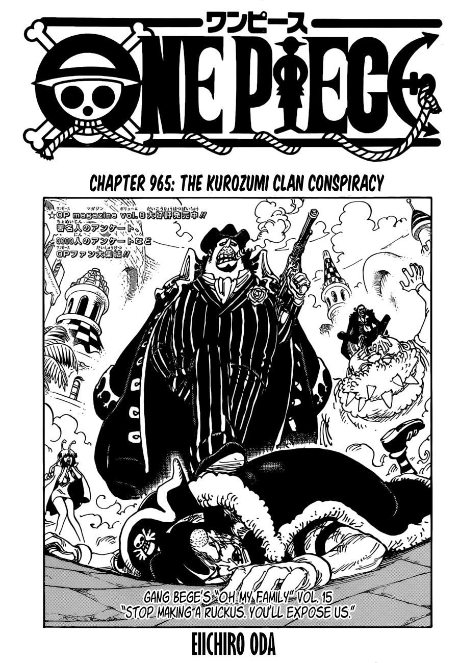 One Piece Tập 965 - Trang 1