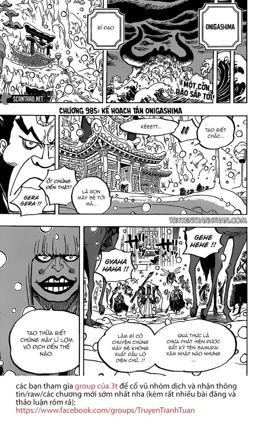 One Piece Tập 985 - Trang 3